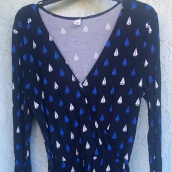 🦄 Blue Wrap Dress - Old Navy - Picture 2 of 4